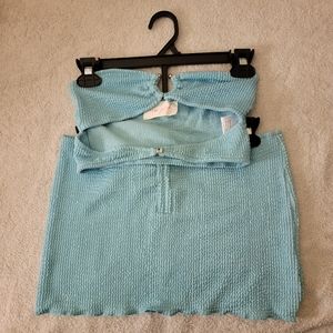 Baby Blue Two Piece Set
